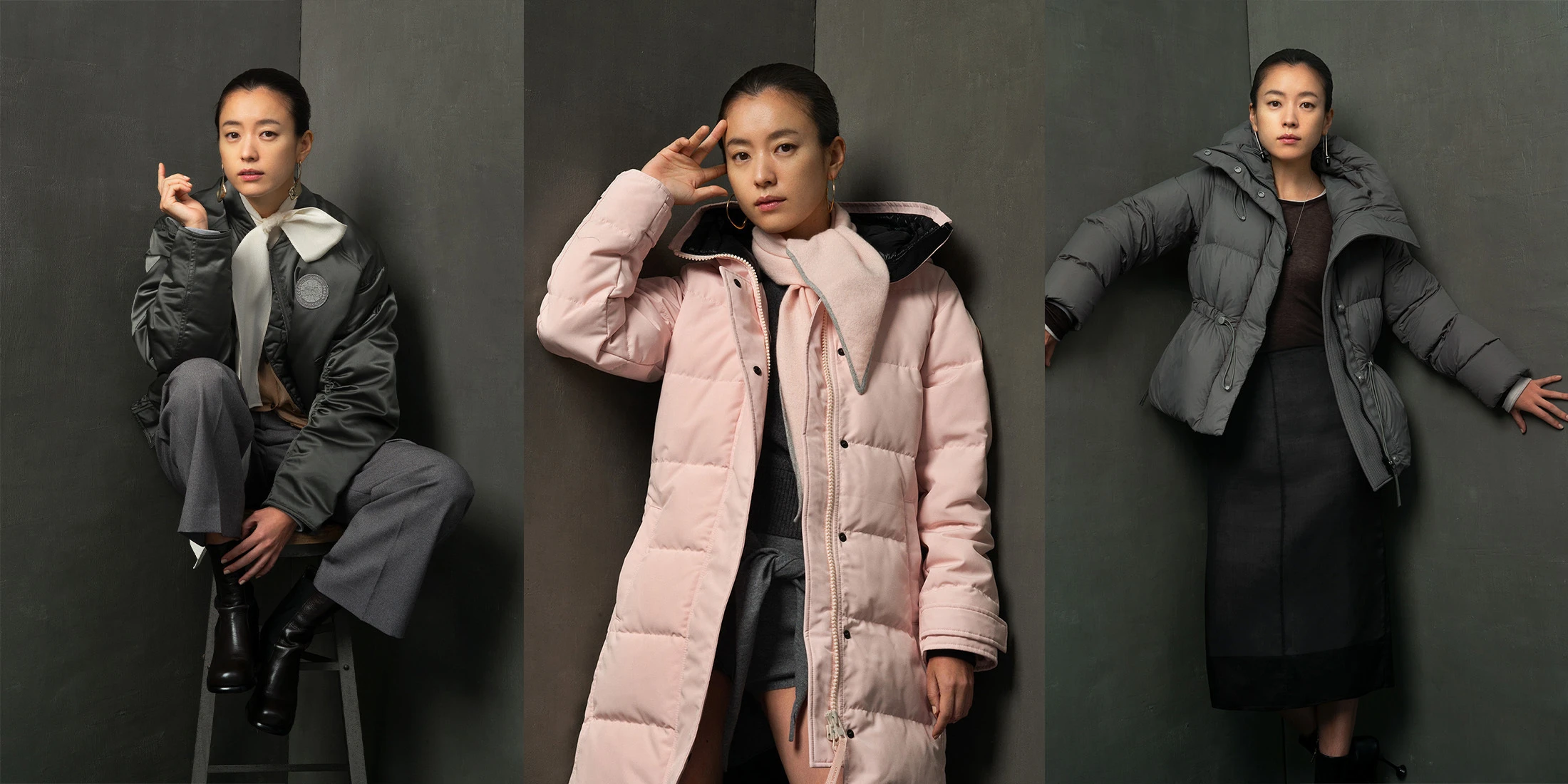 ハン・ヒョジュとモードなCANADA GOOSE