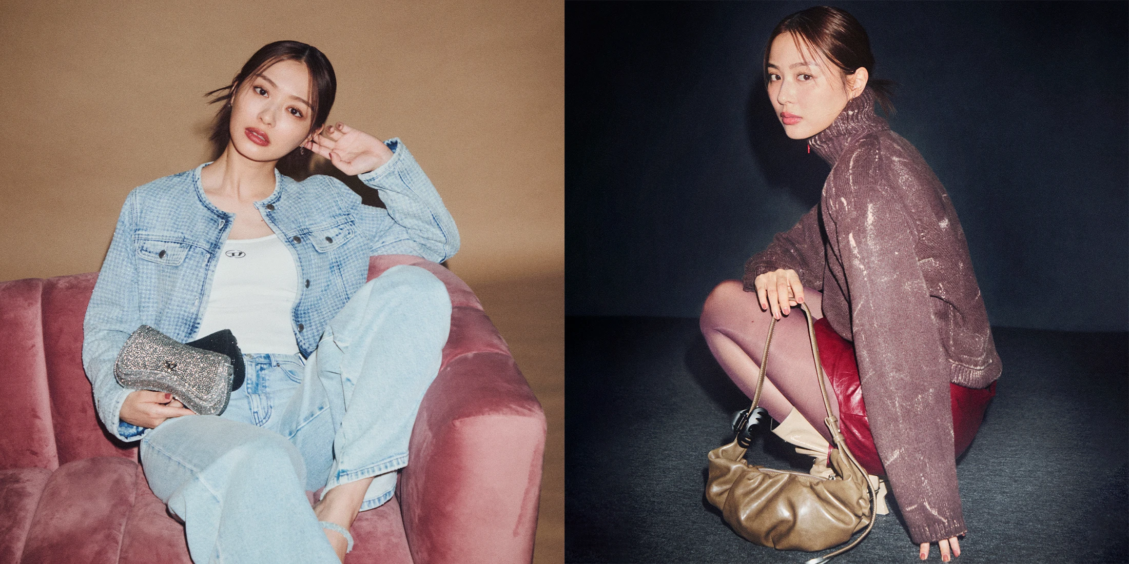 【DIESEL】内田理央と過ごす、特別なホリデー