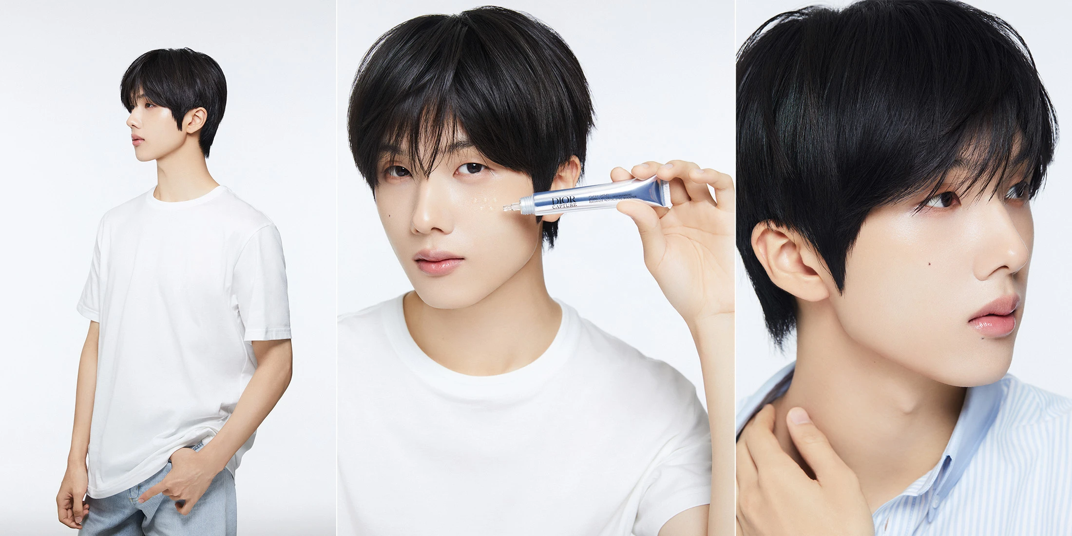 NCTチソンが魅せる、光とツヤがめぐる肌