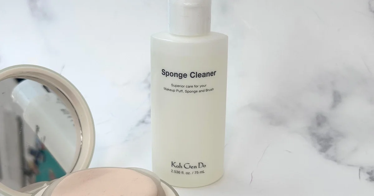 クッションファンデの汚れを一掃！【江原道】のスポンジクリーナー
