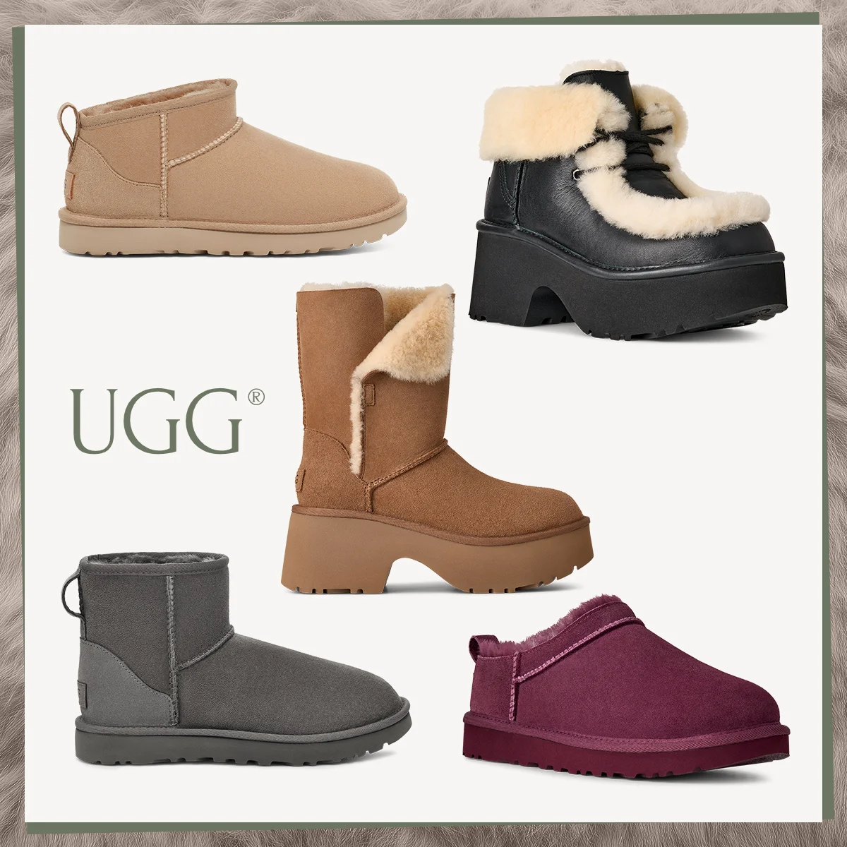 冬はやっぱり【UGG®︎（アグ®︎）】のムートンブーツがほしくなる！ デザインと履き心地を両立した最旬シューズをチェック