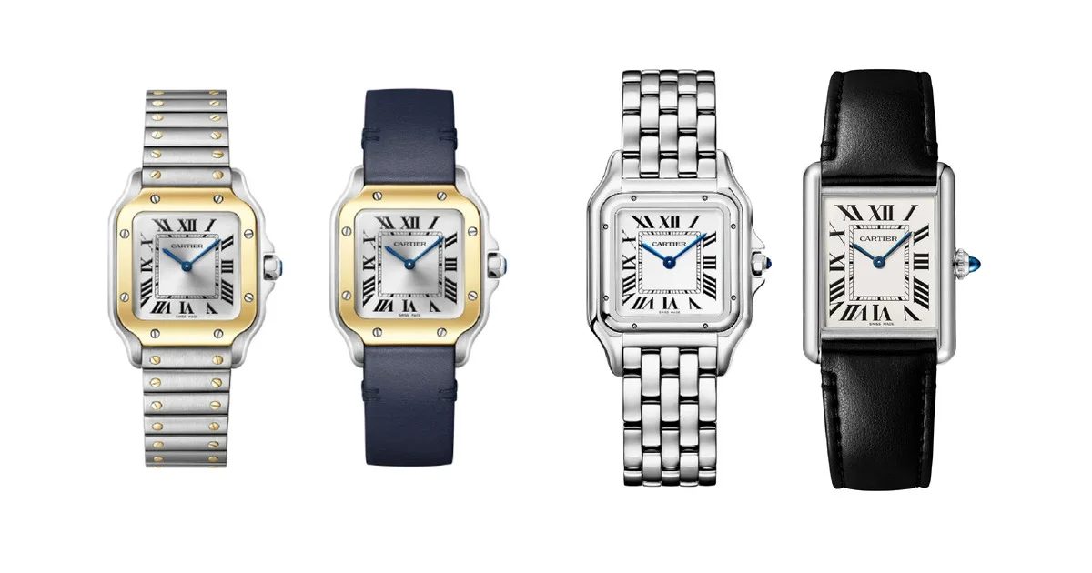カルティエの名品時計を楽しむ