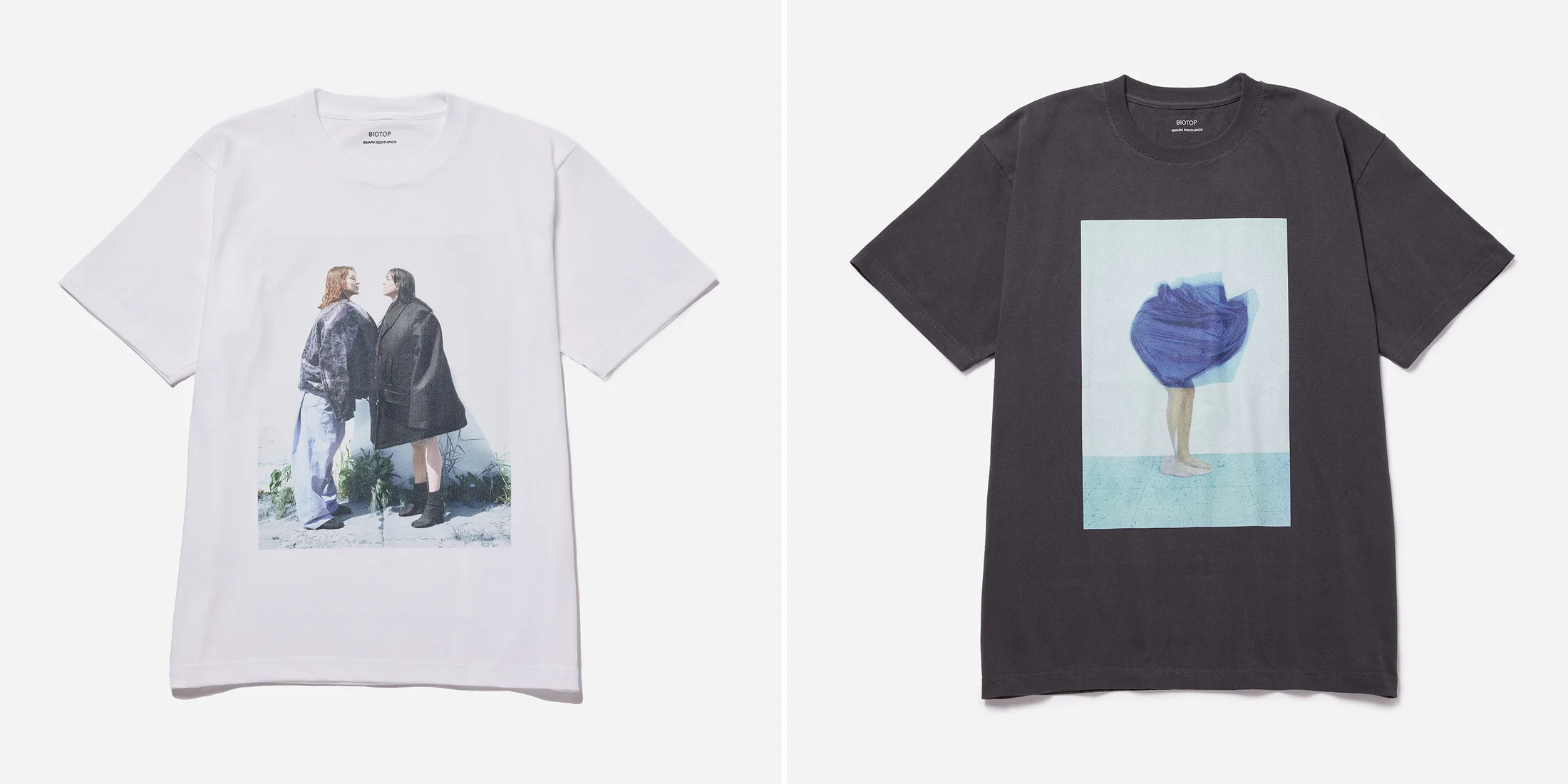 ３作品がTシャツに。【ビオトープ】から写真家のマーク・ボスウィックによるフォトTシャツが発売