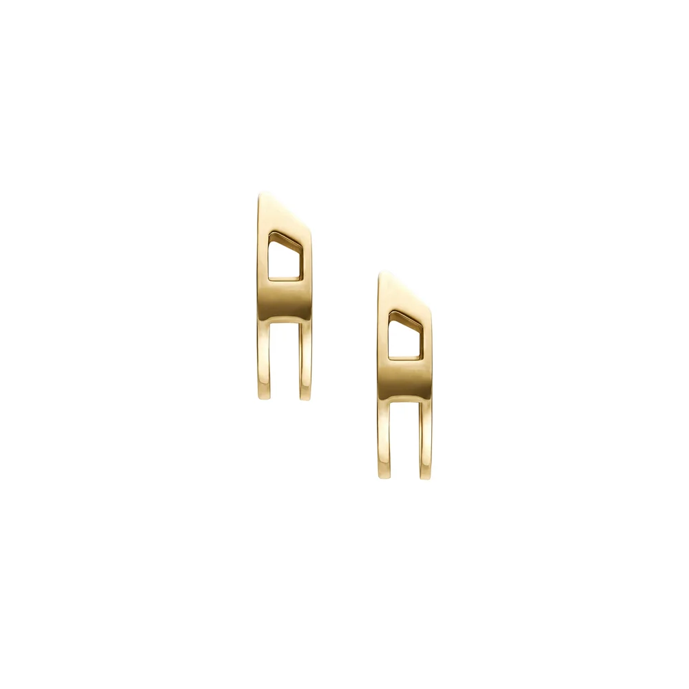「Side D Ring」ピアス〈SS〉￥24,750／フォッシルジャパン（ディーゼル）