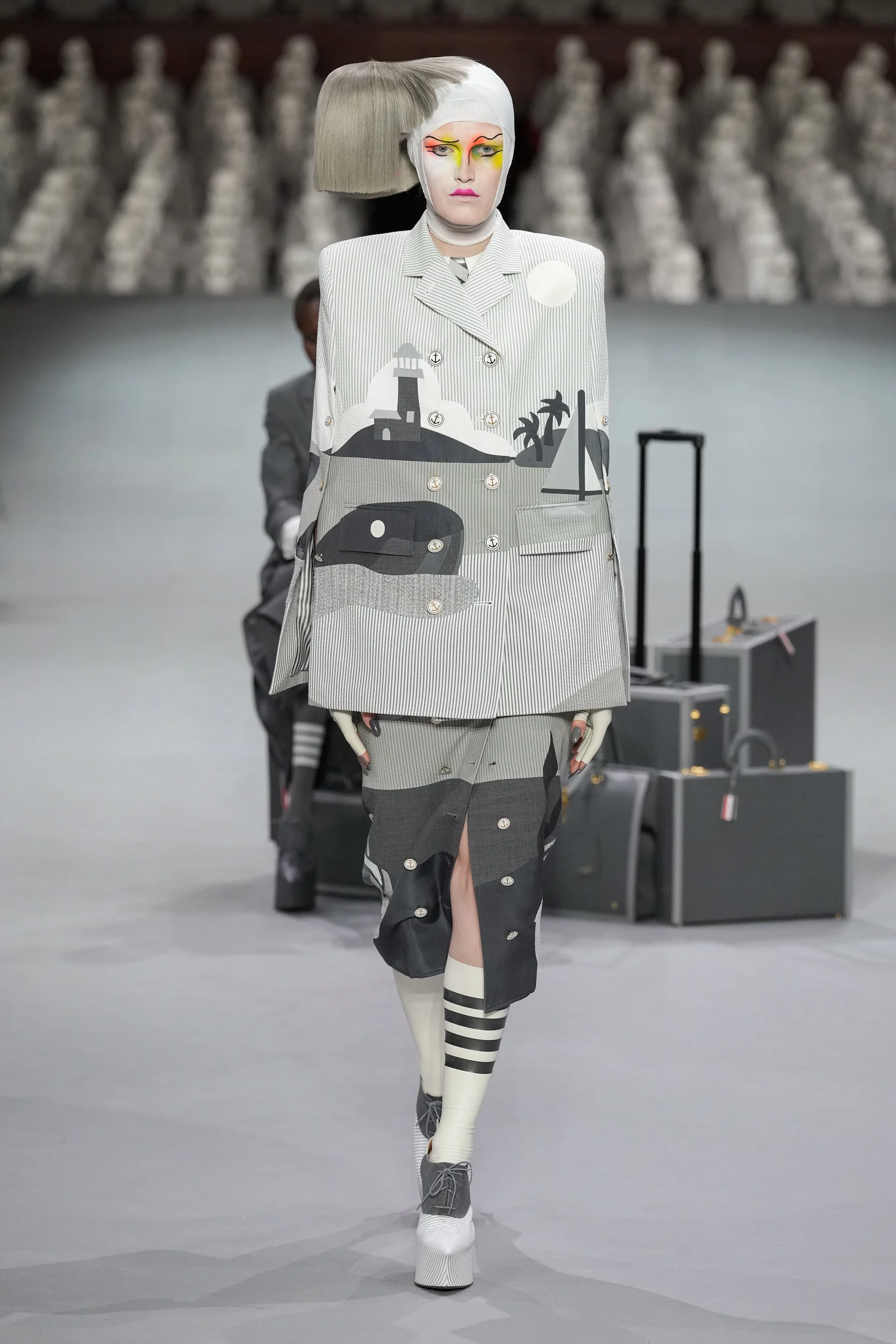 2023-24年秋冬オートクチュールコレクション_THOM BROWNE(トム ブラウン ニューヨーク)_モデル_36