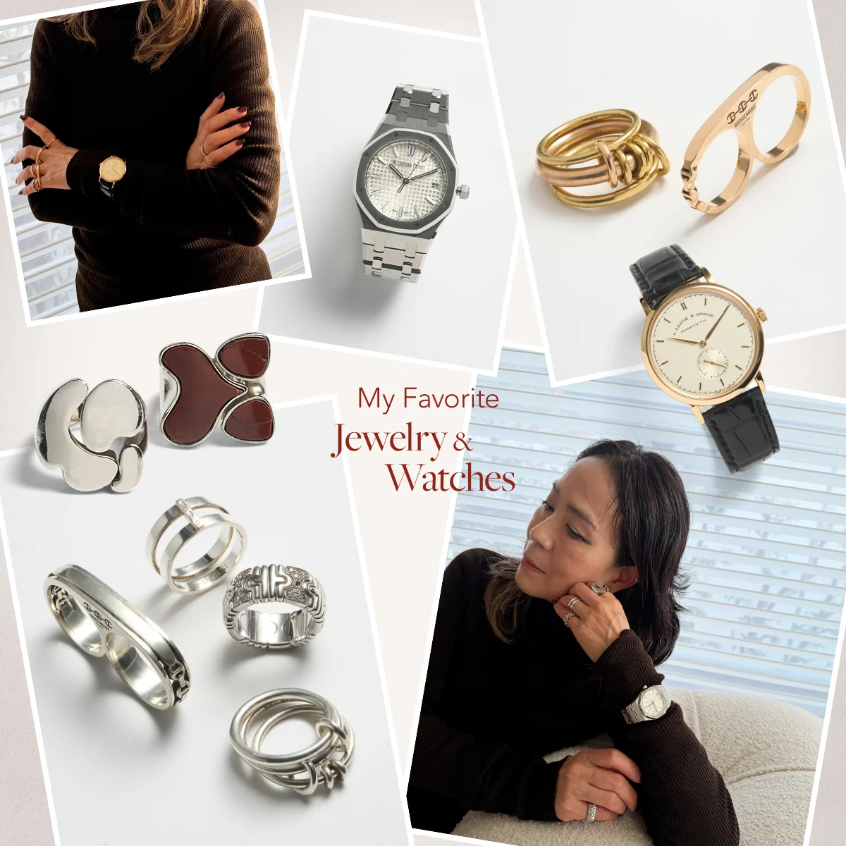 真のモードラバー、長谷川真美子さんの愛用ジュエリー＆ウォッチを公開！ 定番のスタイルから愛すべき名品まで。 【オーデマ ピゲ】【IWC】【ホーセンブース】etc. 