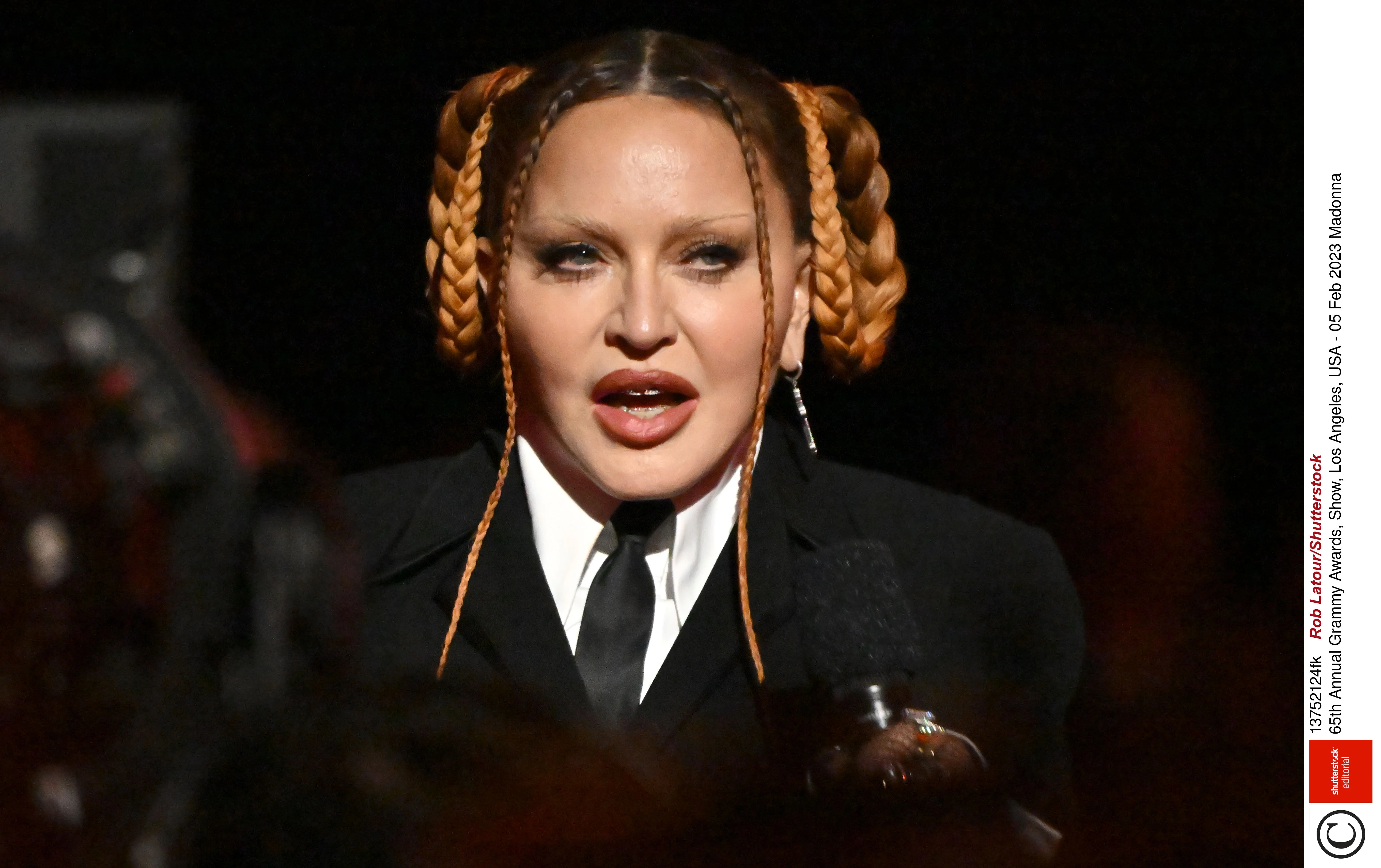 Madonna's face changed dramatically at the Grammy Awards ceremony ...