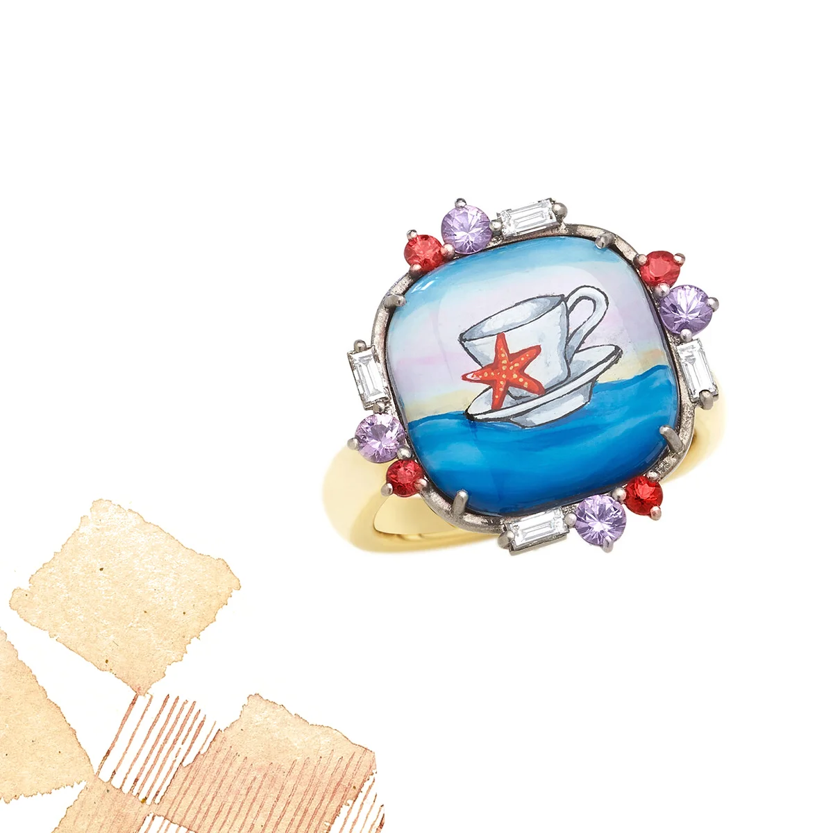 光を照らす海星。【フランチェスカ・ヴィラ】のリング #132