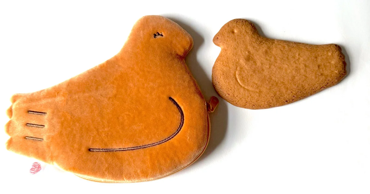 豊島屋「鳩サブレー」ポーチ、欲しさ募って、いざ鎌倉へ。中に物を