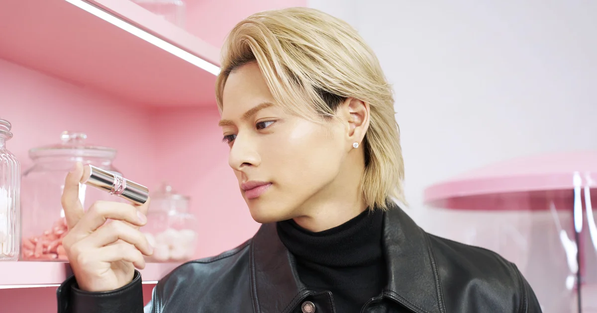 表参道限定 平野紫耀 桜プリント刻印 YSL ラブシャインリップ No
