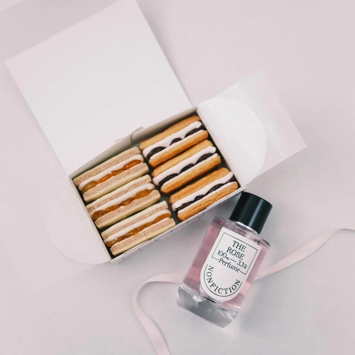 【（NO） RAISIN SANDWICH】と【NONFICTION】が夢のコラボを実現。「ザ・ローズ」の香りにちなんだバターサンドが登場！