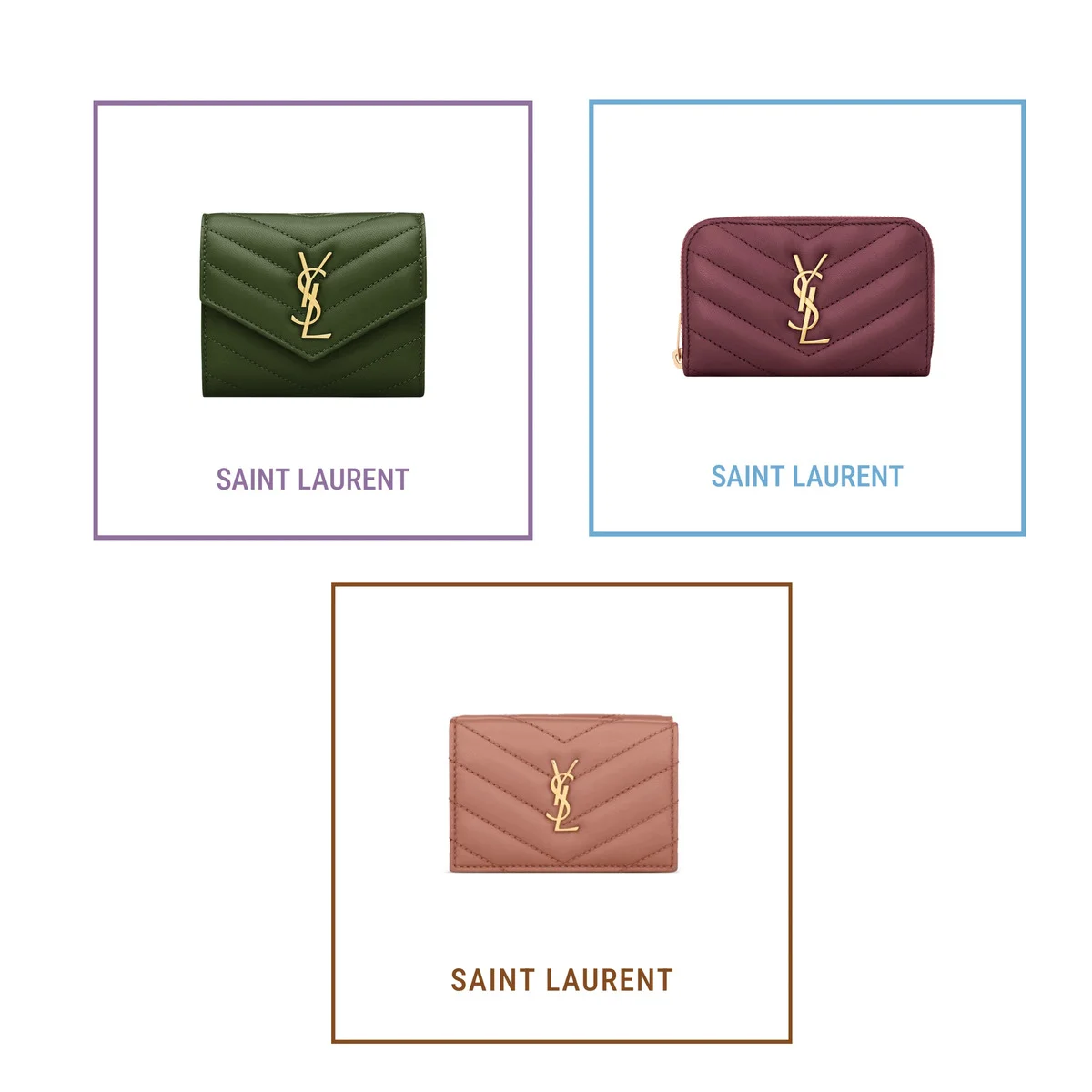 【サンローラン】の財布「カサンドラ」３選｜キャッシュレス派も使いやすい、ミニマムウォレット