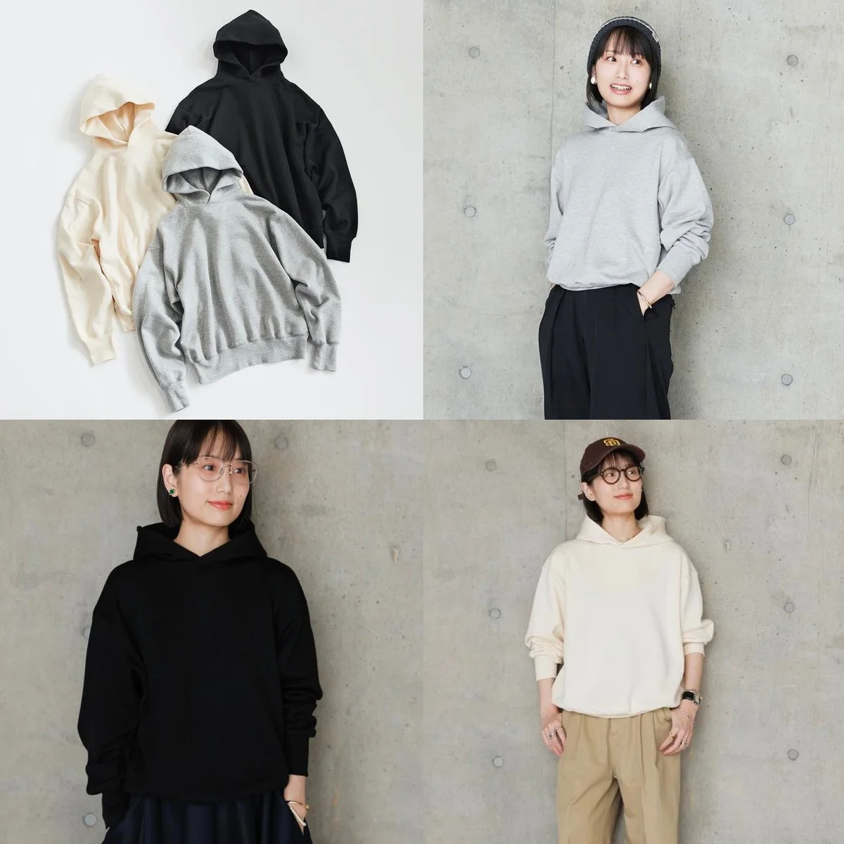 料理家・長谷川あかりさん愛用中！ リフィルの【小顔に見えるパーカ】を使用した長谷川さんのデイリースタイルを拝見 #SPURSHOP