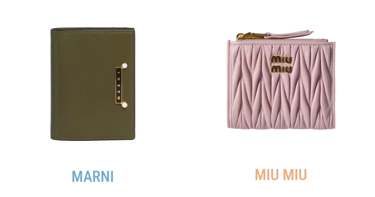 値下　マルニ　 財布　 ミュウミュウ　ロエベ 現金派も使いやすい【ミニ財布】5選 ロエベ、ミュウミュウ… | VERY