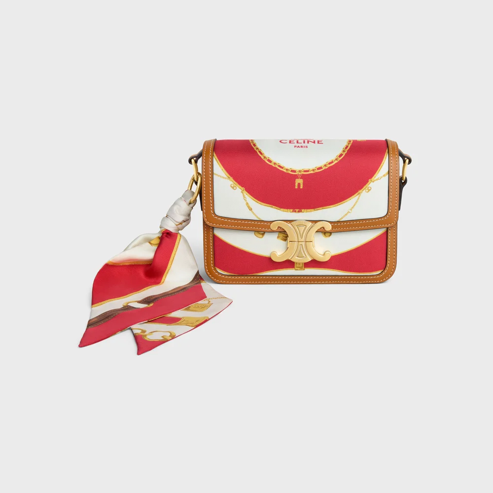 バッグ「ティーン トリオンフ」〈H13.5×W18.5× D7〉¥671,000（予定価格）／セリーヌ ジャパン（セリーヌ）