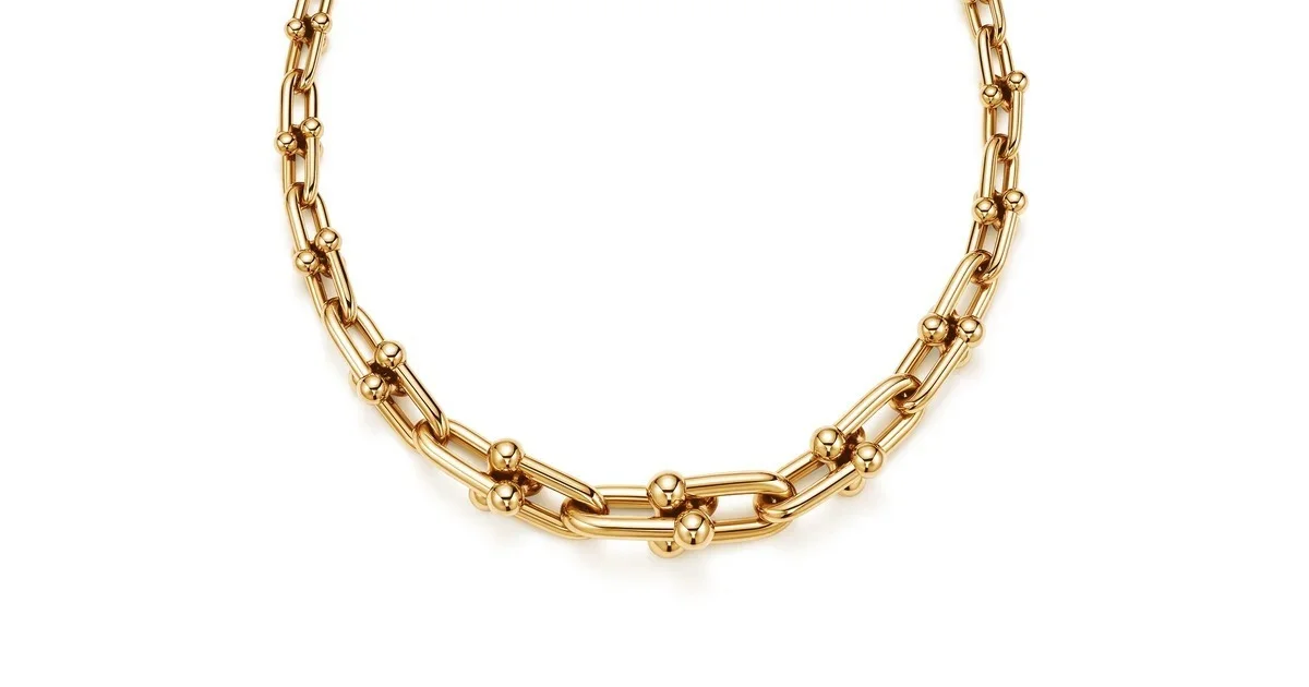 人気♪ Tiffany(ティファニー) リンクラップ ロゴネックレス ティファニー フォージ リンク ネックレス いぶし仕上げ