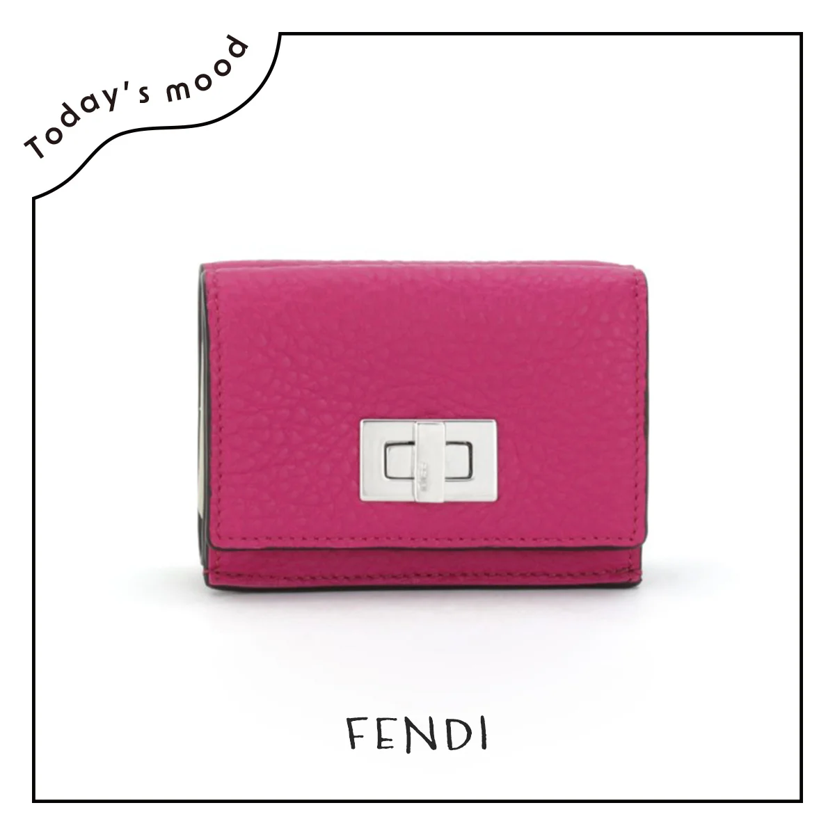 日常に強くて愛らしいピンクを。【FENDI（フェンディ）】の財布 vol