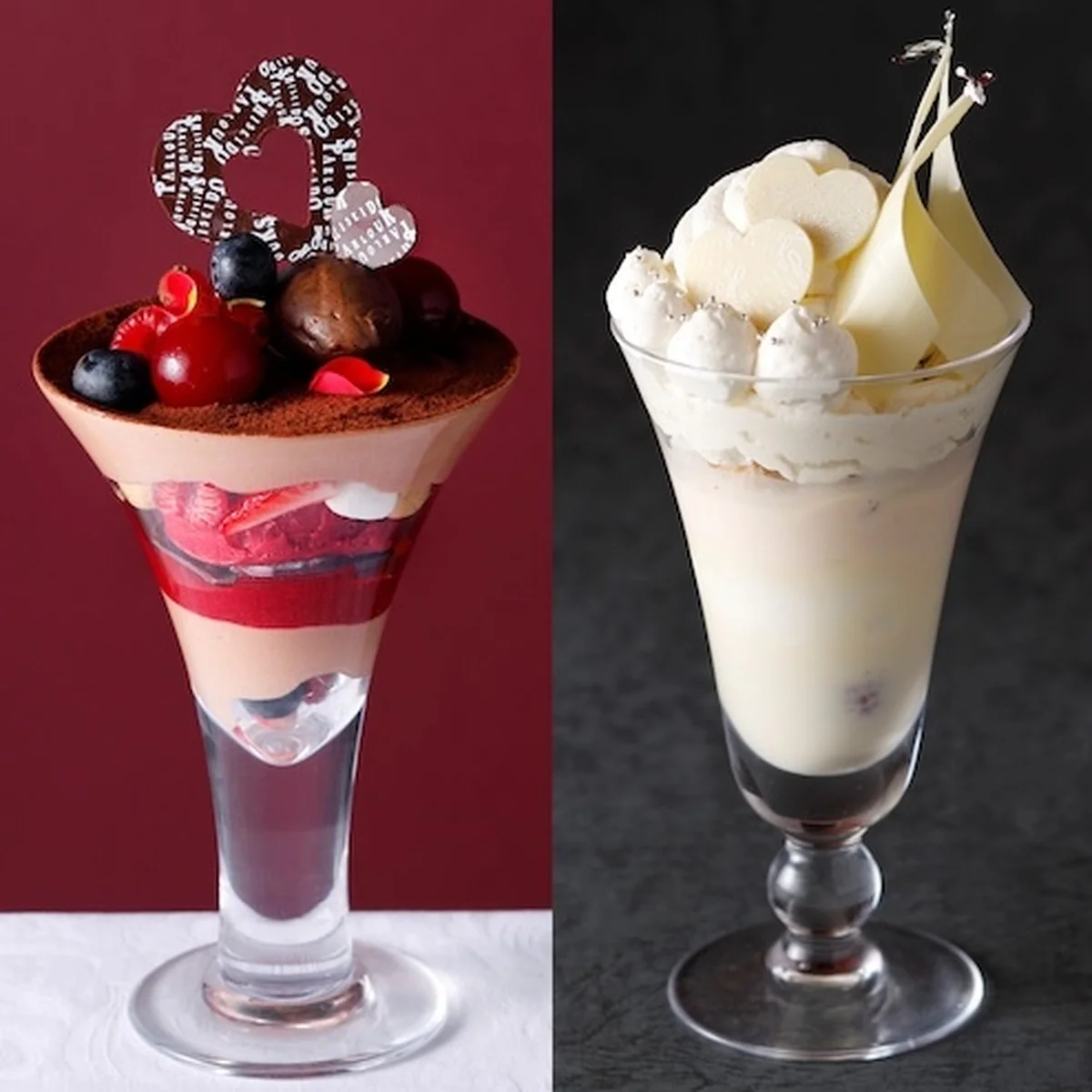 【資生堂パーラー】の限定パフェでロマンティックなバレンタインを。数量限定ショコラ各種も登場