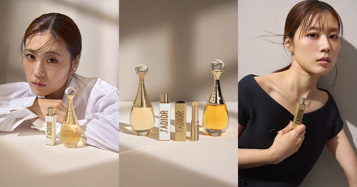J'ADIOR with Kasumi Arimura “光り輝く香り”を有村架純が手にしたら