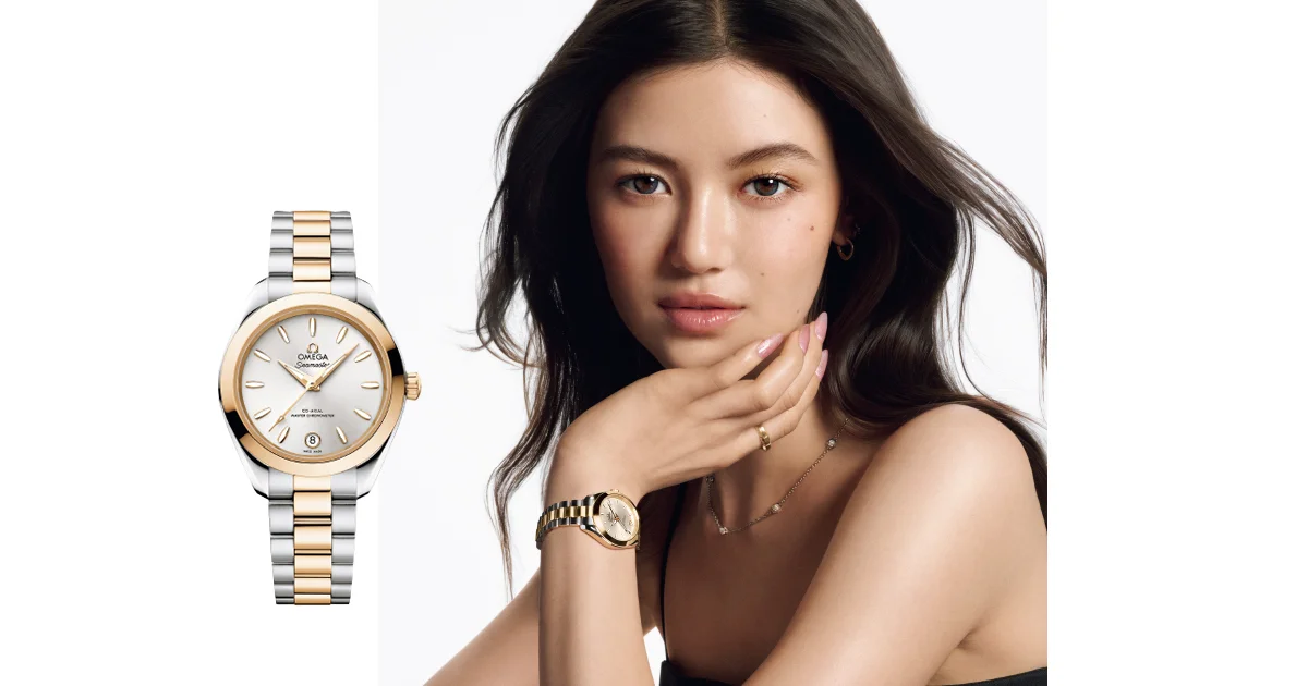 DANIELLEのピュアな魅力と呼応する 「OMEGA本物のエレガンス