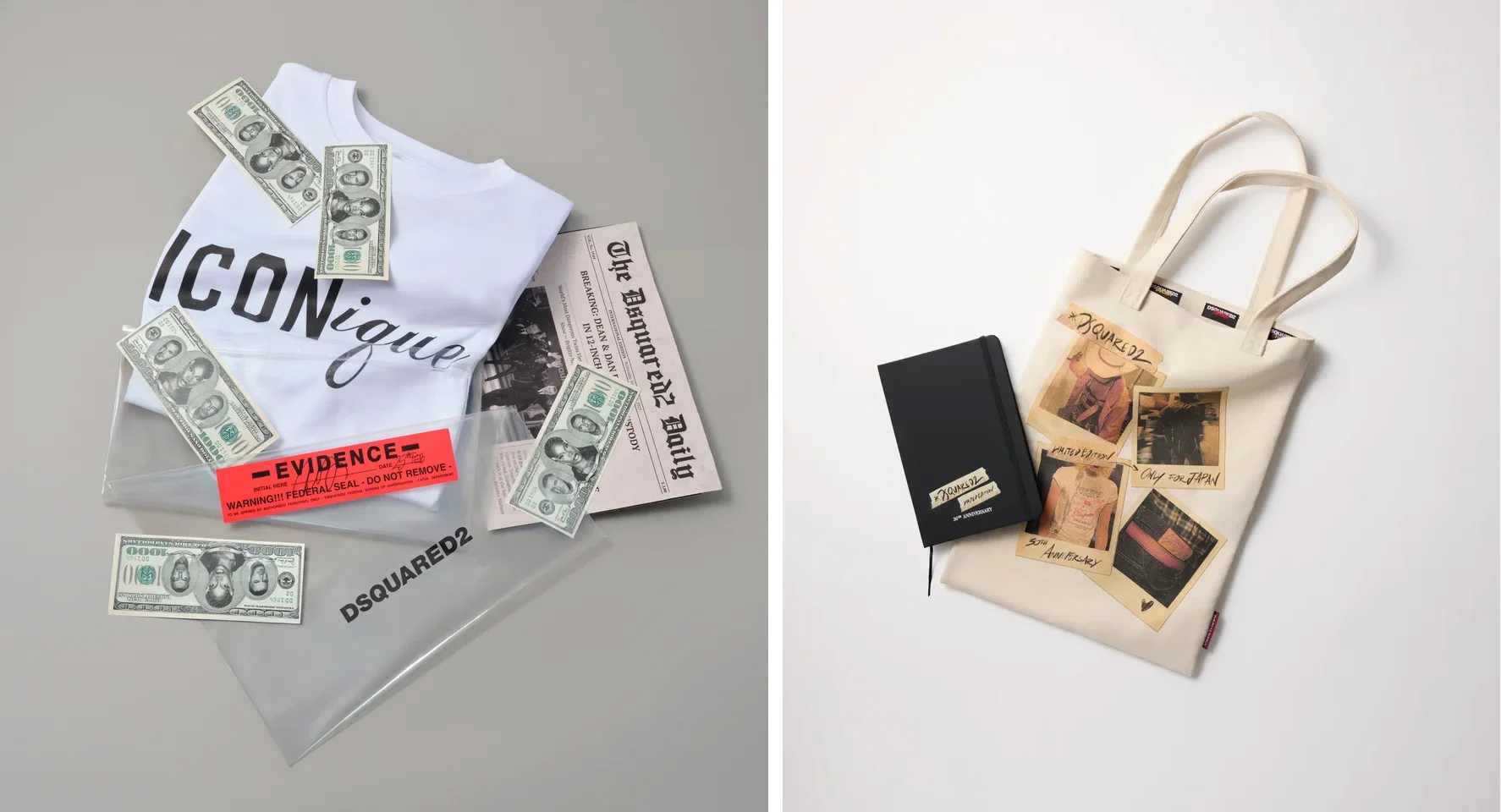 ディースクエアード】の30周年を記念して5ブランドとの豪華コラボが