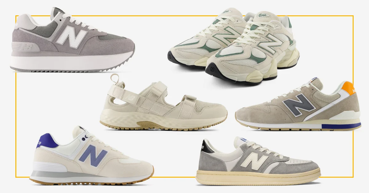 ニューバランス】白・グレー・ベージュの定番色スニーカー6選｜「574