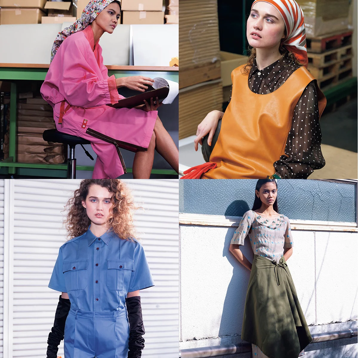 ワーキングウーマンをオマージュ！ 労働をたたえるワークウェア