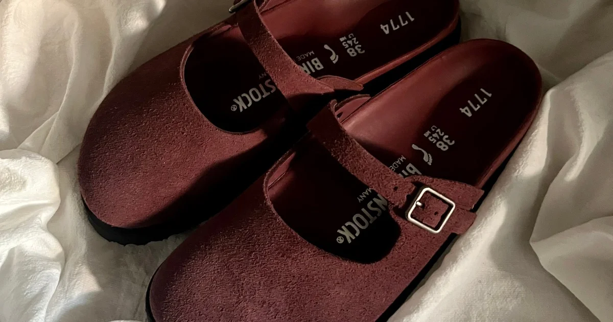 美品【25cm】Birkenstock バーガンディ モカシン 10062129_1.jpg