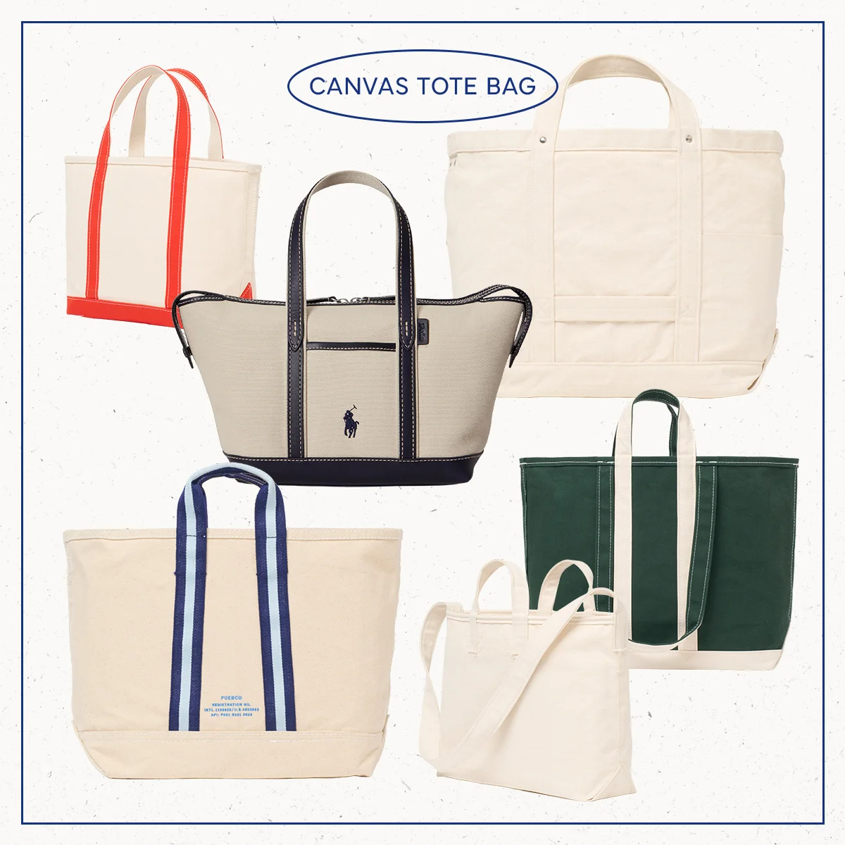 愛される理由がある！ 名品キャンバストートバッグ7選【エル・エル・ビーン】【ポロ ラルフ ローレン】【ヤエカ】etc.