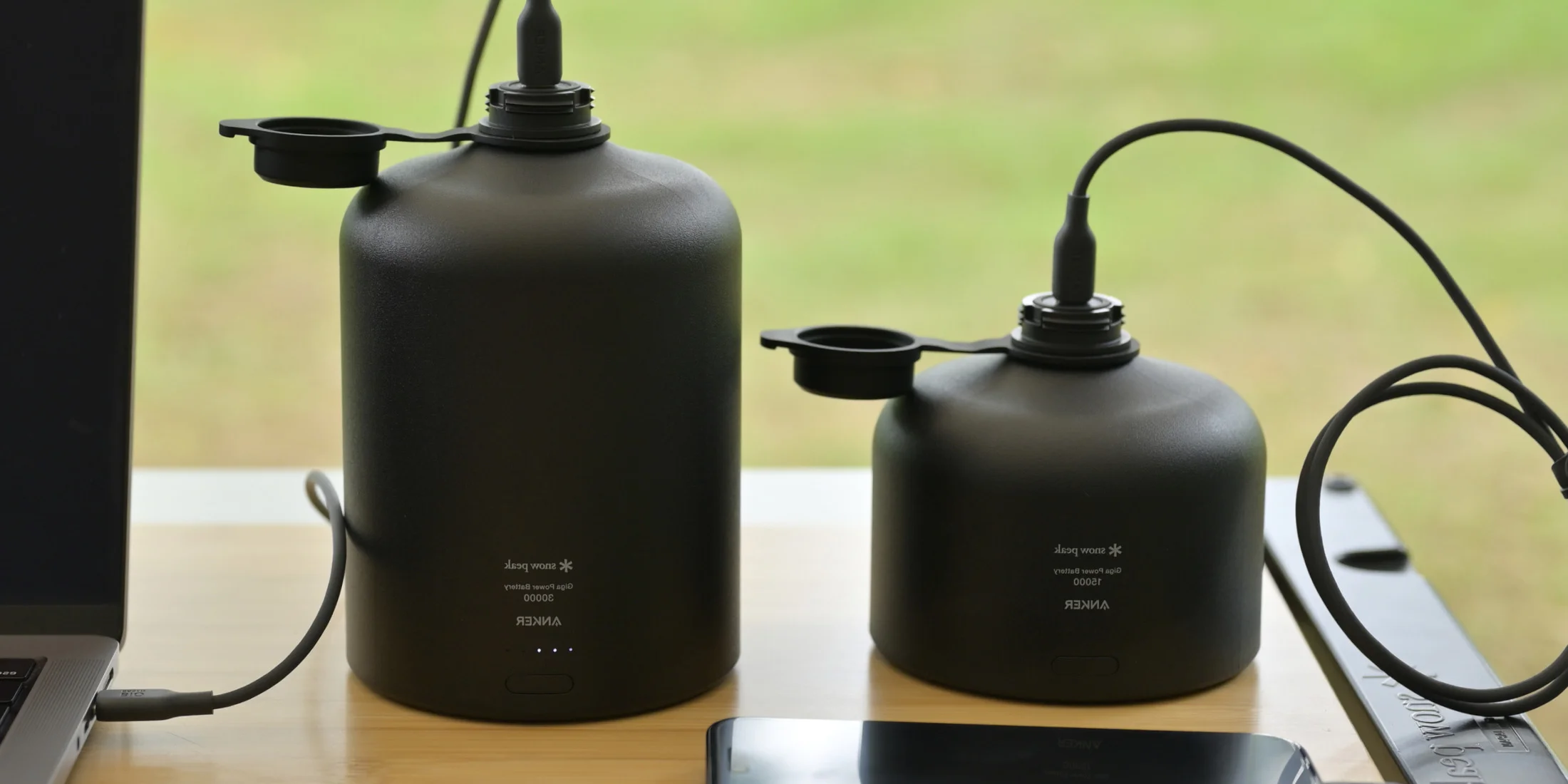【アンカー】と【スノーピーク】が夢のコラボレーション！ アウトドアで活躍するモバイルバッテリー「Giga Power Battery 15000 / 30000」を発売