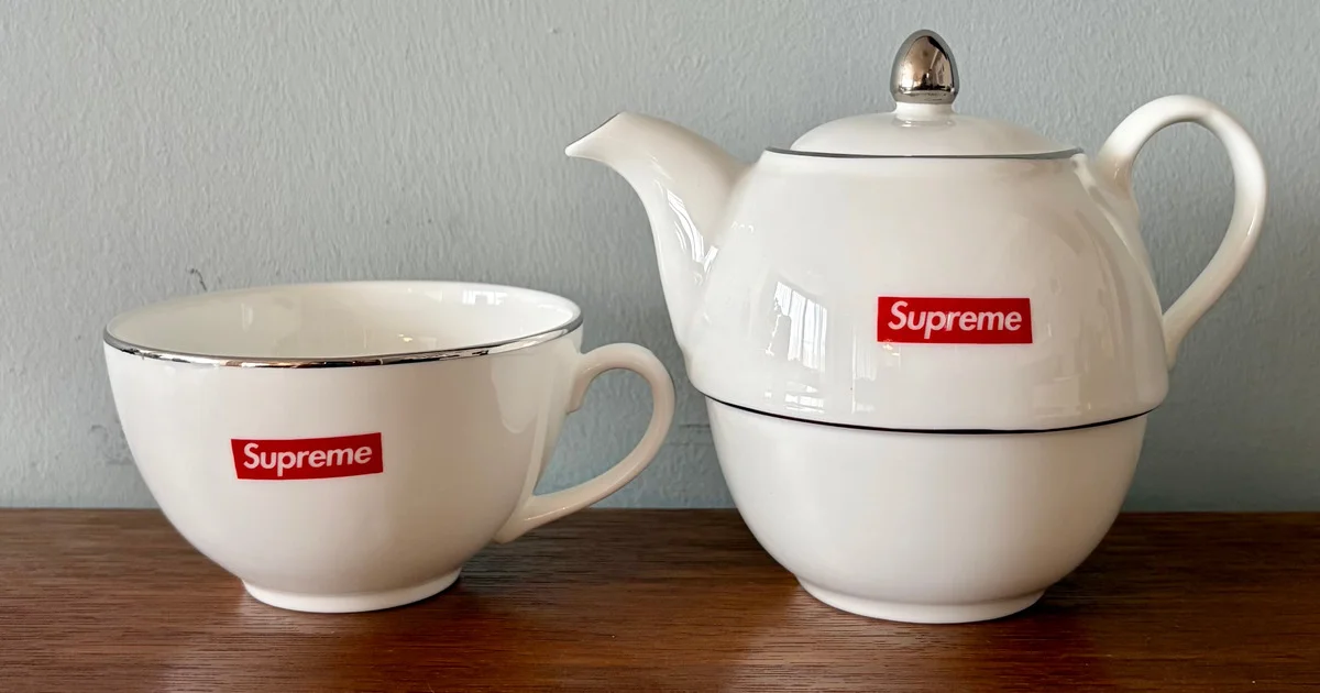 Supreme（シュプリーム）のティーセット】いいコラボレーション