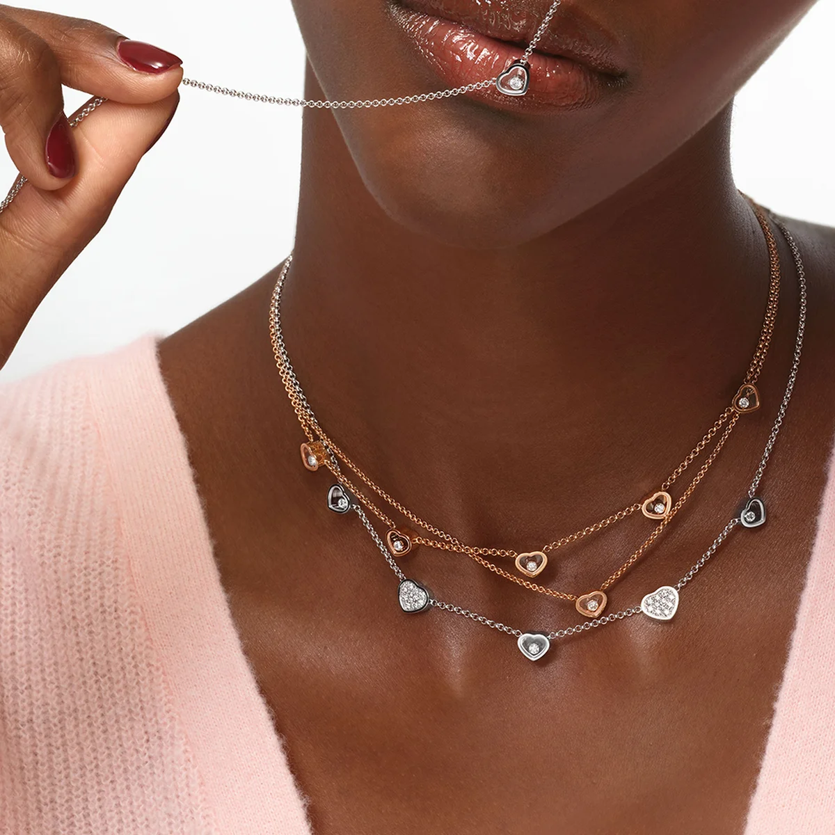 バレンタインデーのギフトにも！ 【ショパール】の「マイ ハッピーハート」から新作ネックレスが登場