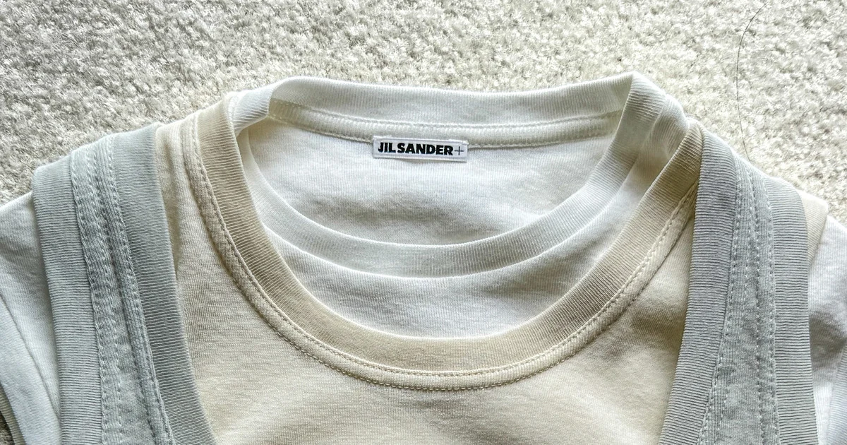 Jil Sander 3枚セット ノースリーブ ジルサンダー】の3枚セットタンクは簡単にコーディネート上手に