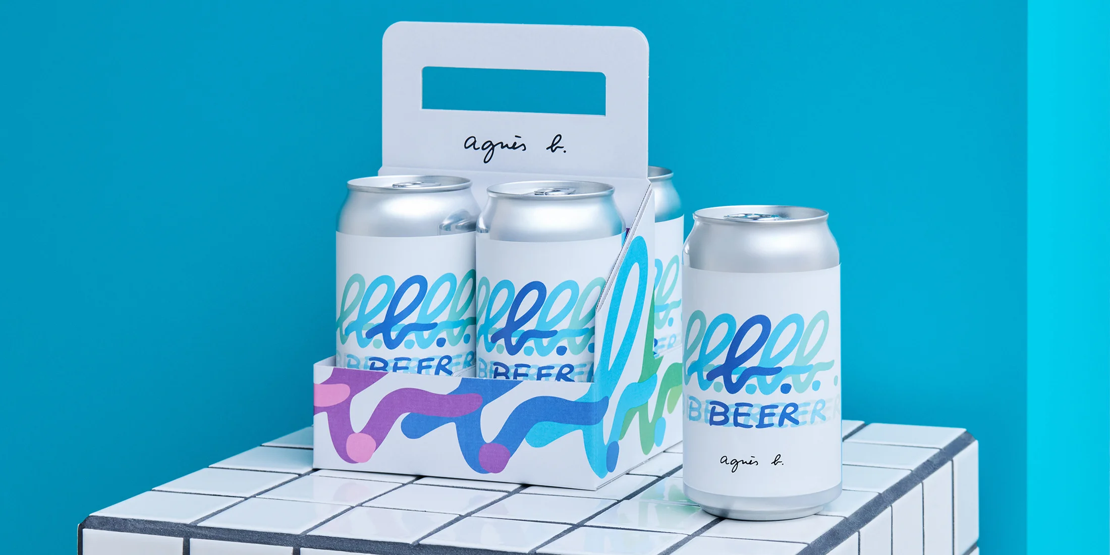 【アニエスベー】より、クラフトビール「b. BEER」の第二弾が登場！ ドラフトビールが飲めるイベントも開催