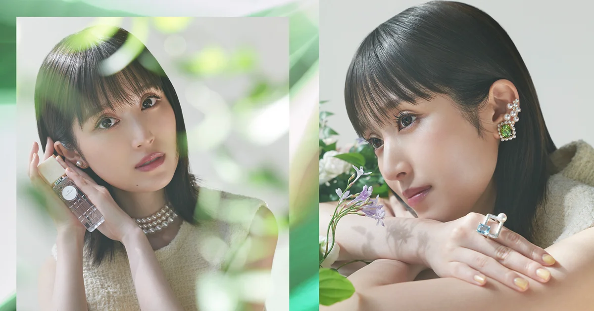 きらめきを香りに変えて 福本莉子がまとうTASAKI初のフレグランス