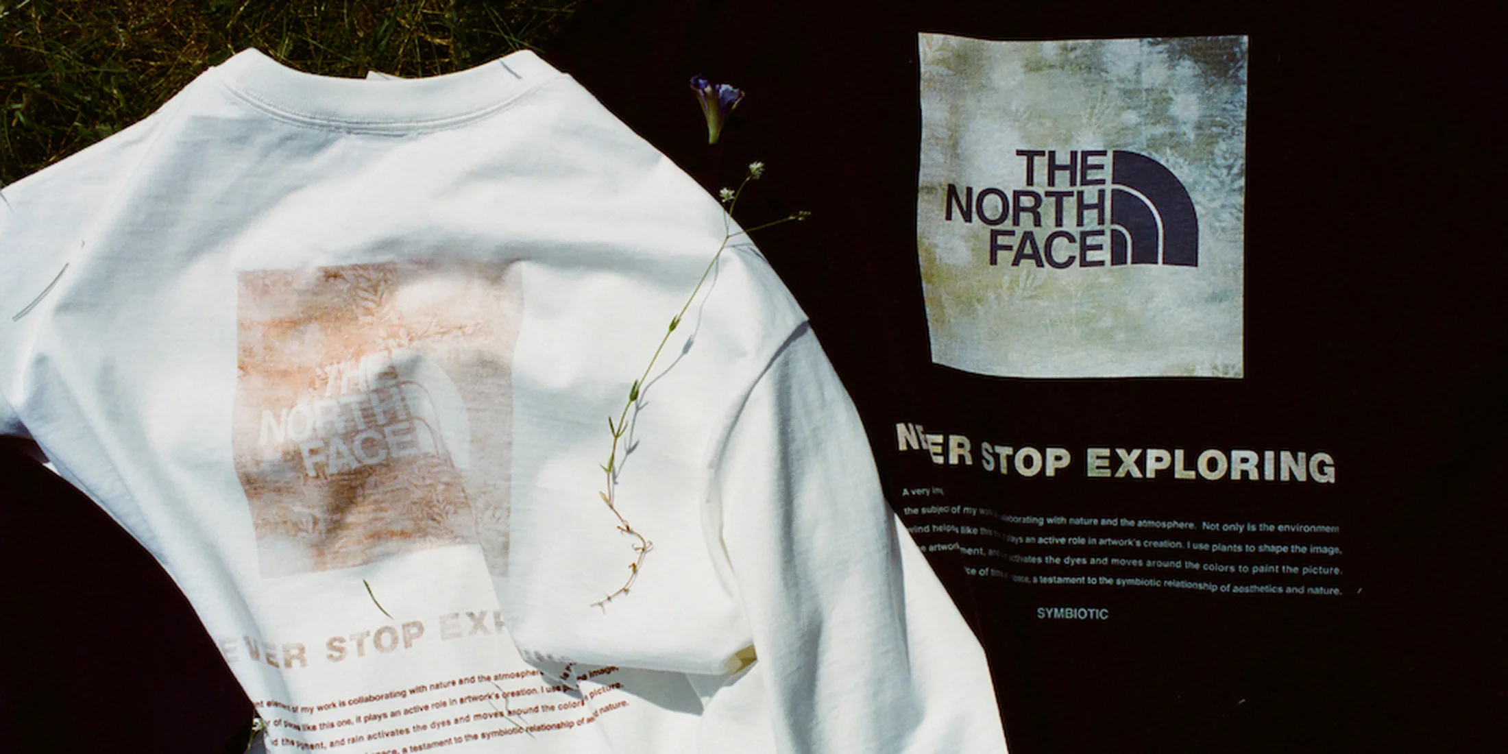 【ザ・ノース・フェイス】が“次世代の基幹素材”、ブリュード・プロテイン™繊維を採用したTシャツで現代美術家のサム・フォールズとコラボ