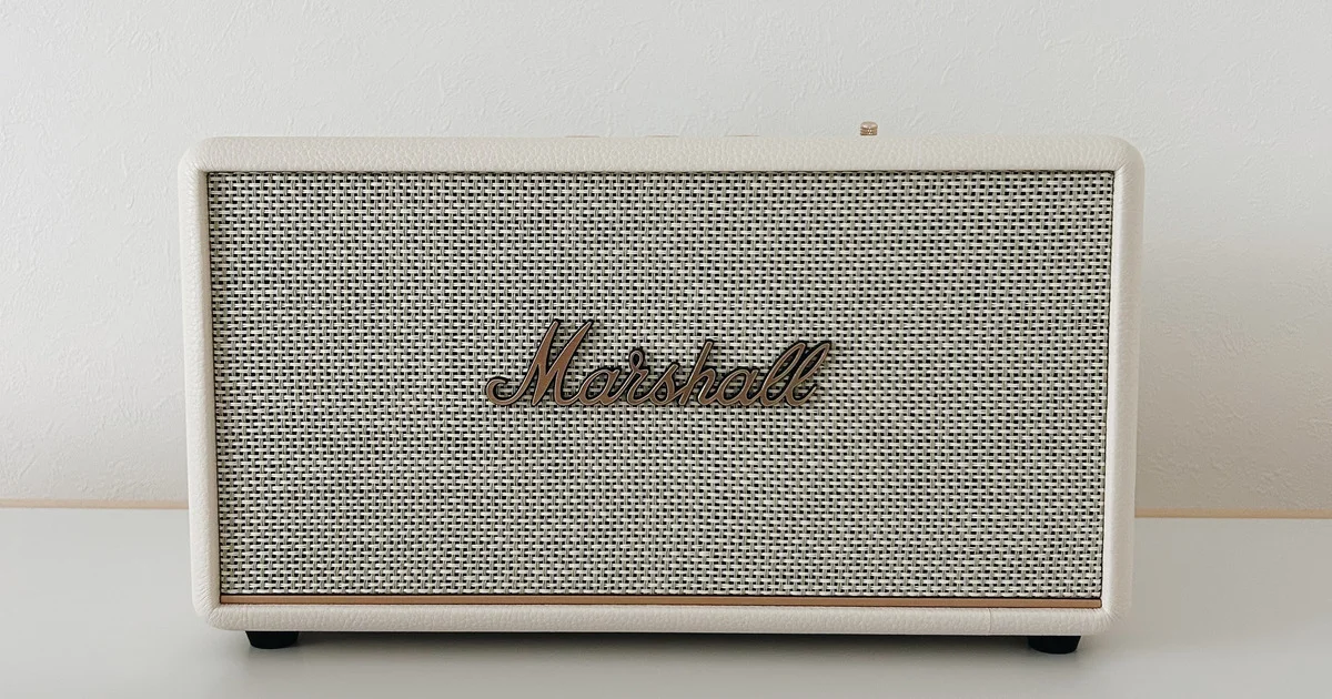 【美品】Marshall ワイヤレススピーカー ホワイト Marshall（アンプ） Marshall マーシャル ワイヤレススピーカー