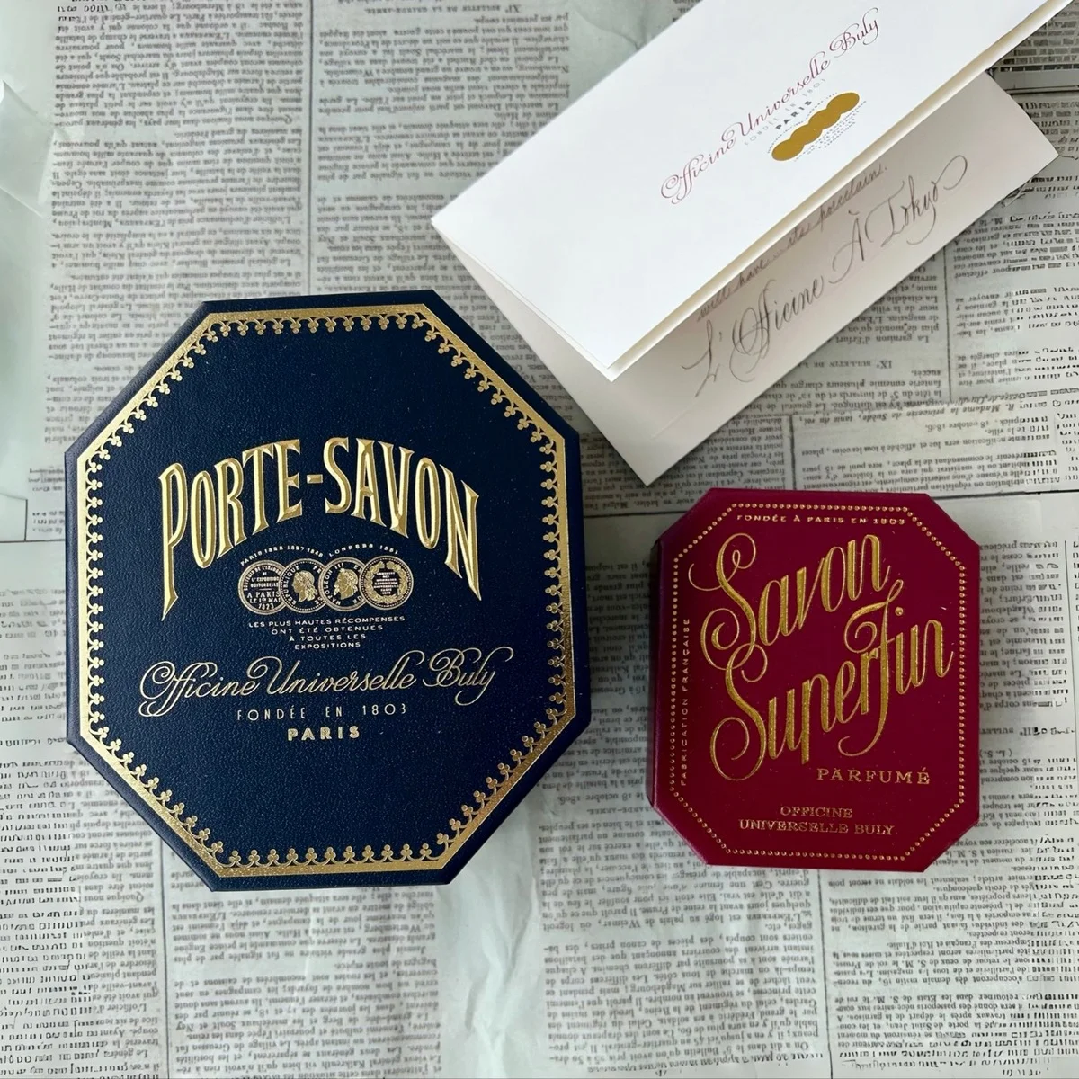 12月のギフト候補に【オフィシーヌ・ユニヴェルセル・ビュリー】のソープ&ホルダーを