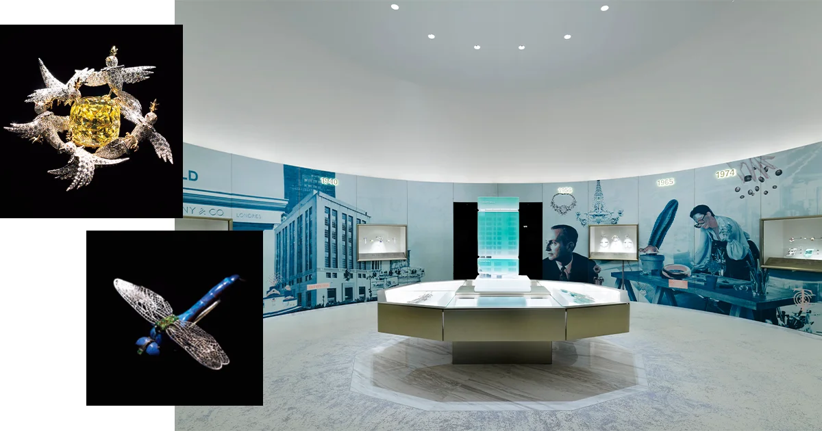 ティファニー　ディスプレイ　置物 エキシビション『ティファニー ワンダー』で知る 日本に魅了され