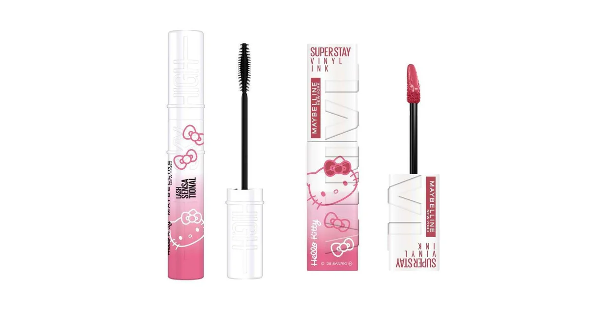 メイビリン キティちゃんコラボ 化粧品 Maybelline サンリオ