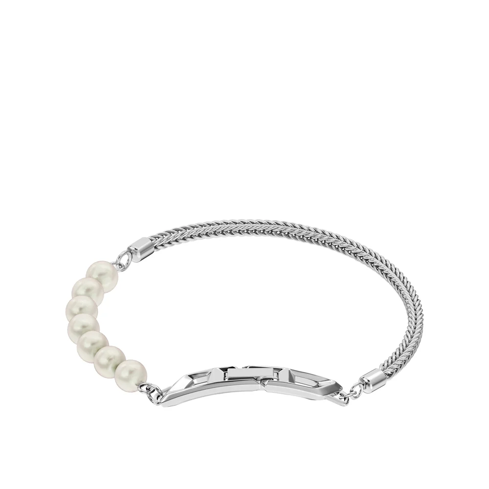 「FACET D LOGO」ブレスレット〈SV〉￥36,850＊店舗販売限定／フォッシルジャパン（ディーゼル）