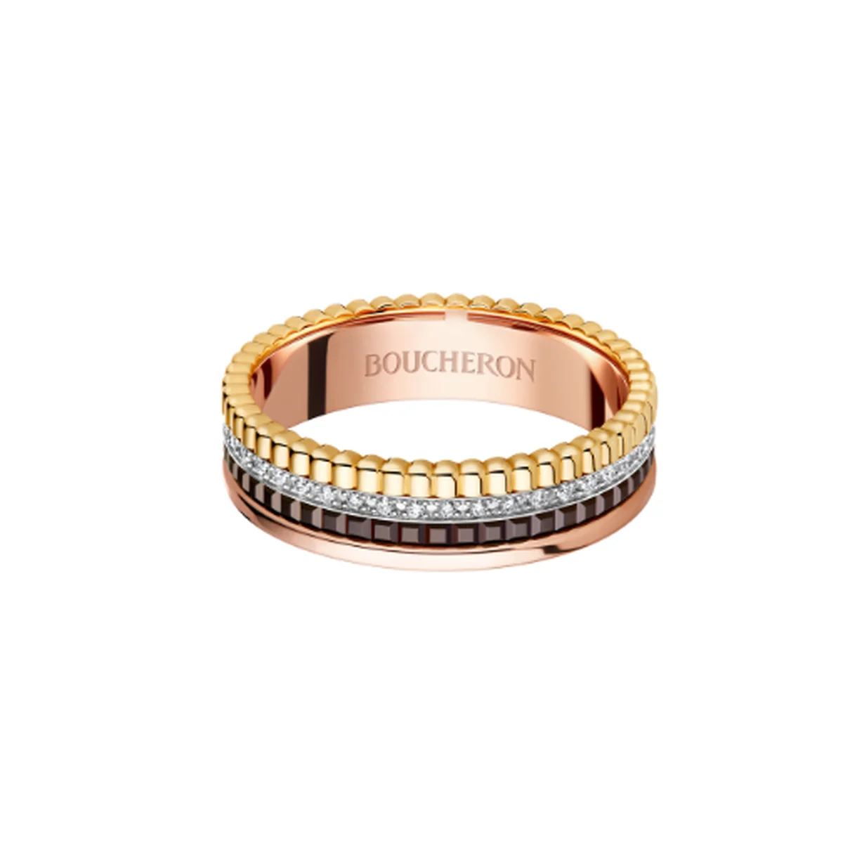 【ブシュロン】のアイコンジュエリー「キャトル」から新作が登場。スリムにアップデートされた繊細なリングも