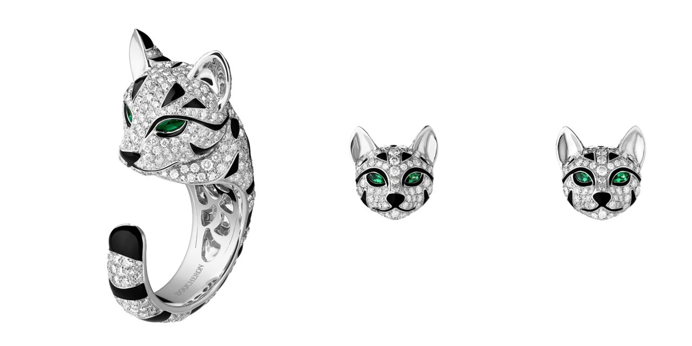 【ブシュロン】アニマル コレクションより、ベンガル山猫をモチーフにした「ファジー レオパードキャット」の新作が登場