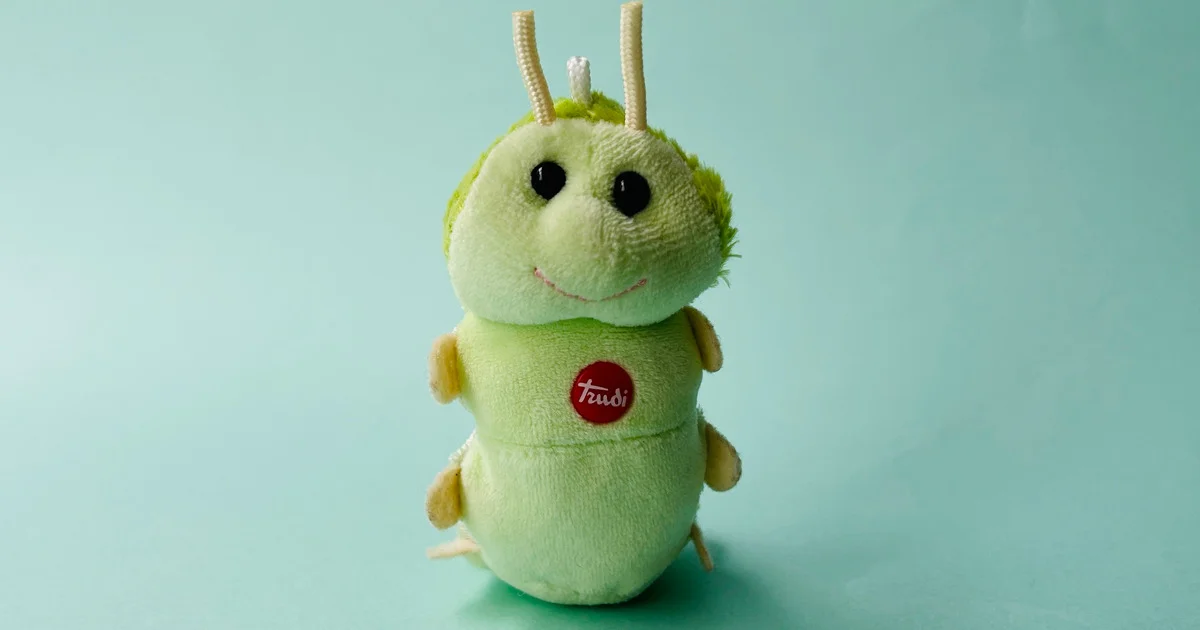 ミラノからやってきた、【trudi（トゥルディ）】のあおむし