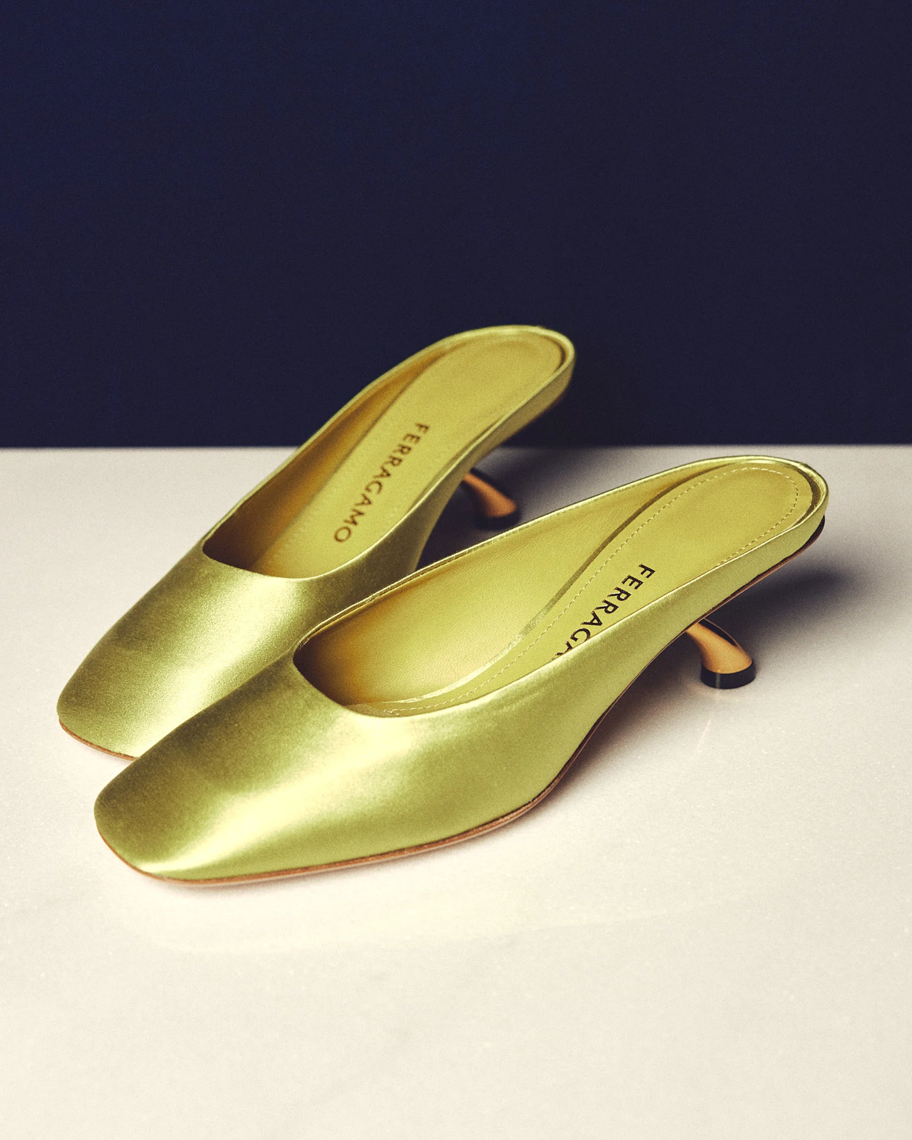 シューズ〈ヒール5.5cm〉¥154,000／フェラガモ・ジャパン（フェラガモ）